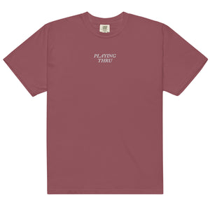 Playing Thru Embroidered T-shirt