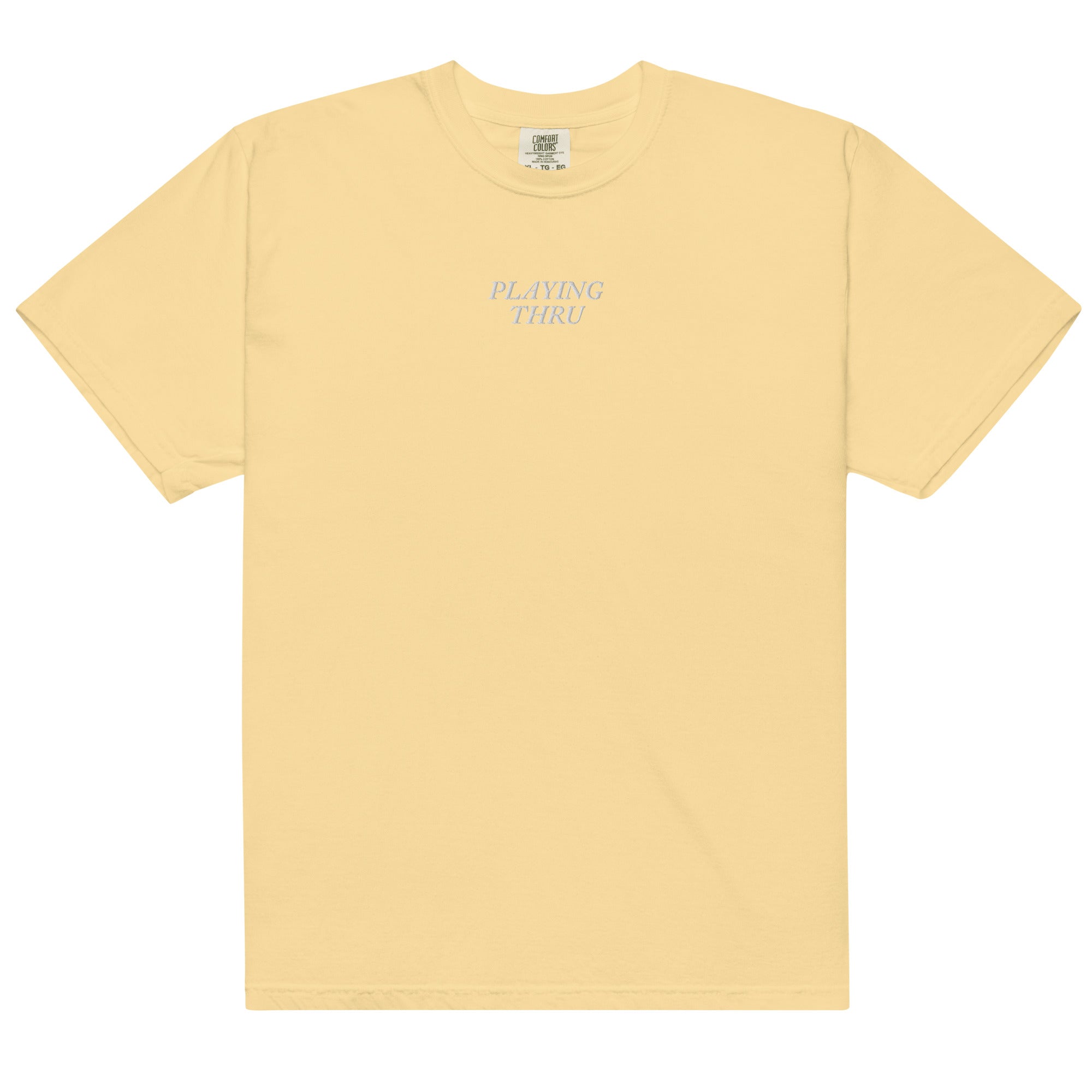 Playing Thru Embroidered T-shirt