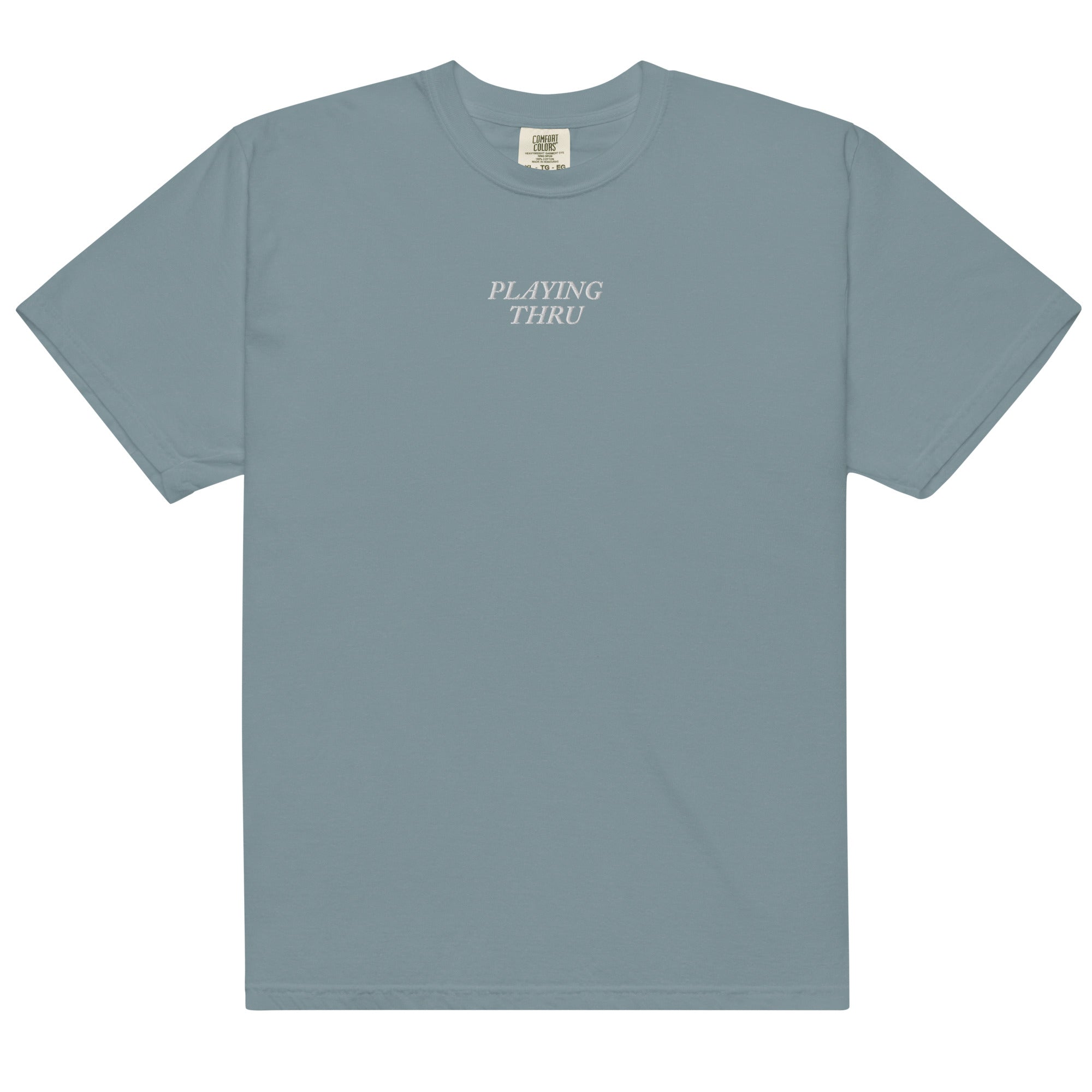 Playing Thru Embroidered T-shirt