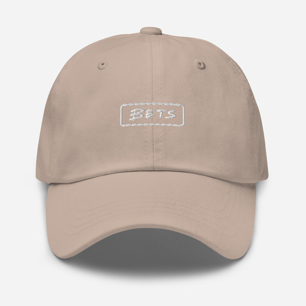 Bets White Logo Hat