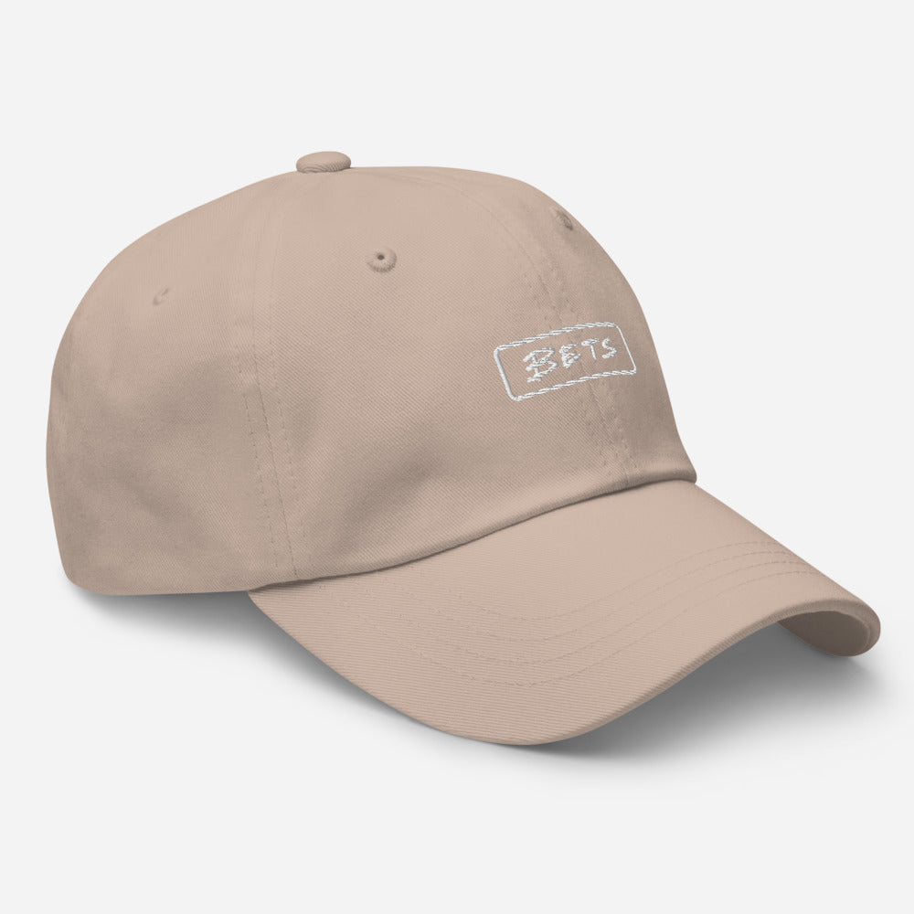 Bets White Logo Hat